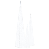 Vidaxl lichtkegelset decoratief led 60 90 120 cm acryl koudwit