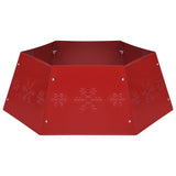 VidaXL Kerstboomrok Ø68x25 cm rood