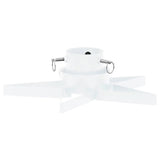 Vidaxl kerstboomstandaard 47x47x13,5 cm wit