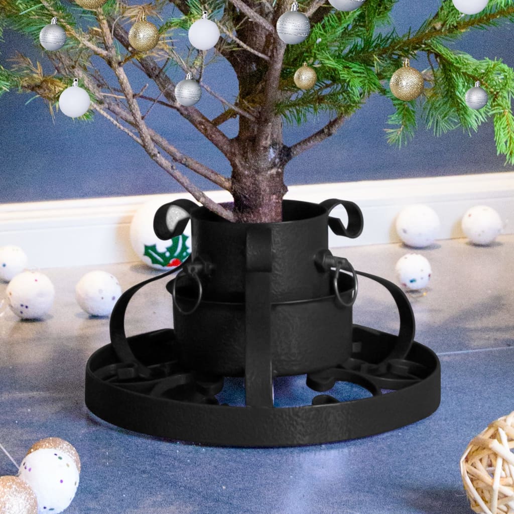 Vidaxl kerstboomstandaard 29x29x15,5 cm zwart