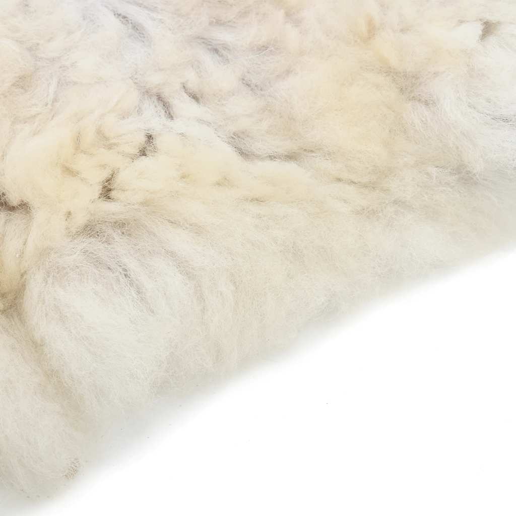 Vidaxl schapenvacht (60-70)x(90-100) cm crèmekleurig