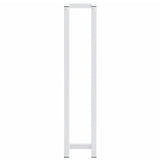 Vidaxl handdoekenrek 12,5x12,5x60 cm staal wit
