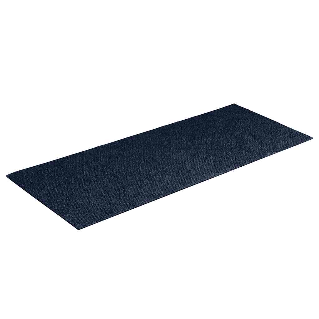 Vidaxl trapmatten zelfklevend 15 stuks 60x25 cm marineblauw rechthoekig