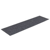 Vidaxl trapmatten zelfklevend 15 stuks 76x20 cm lichtgrijs rechthoekig
