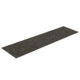 Vidaxl trapmatten zelfklevend 15 stuks 76x20 cm antraciet rechthoekig
