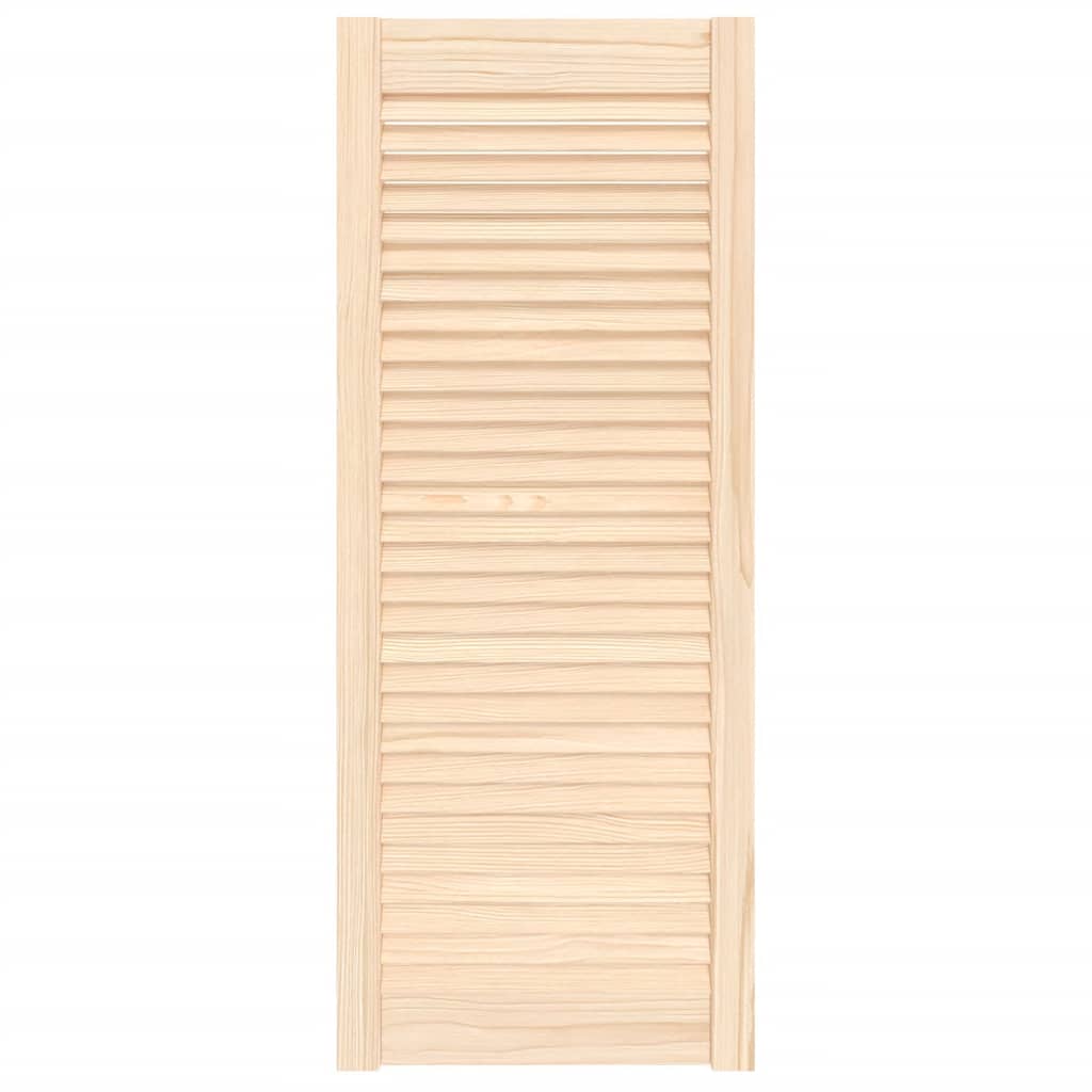 Vidaxl kastdeur met lamellen 99,3x39,4 cm massief grenenhout