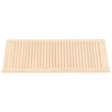 Vidaxl kastdeuren met lamellen 2 st 99,3x39,4 cm massief grenenhout