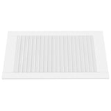 Vidaxl kastdeur met lamellen 69x39,4 cm massief grenenhout wit