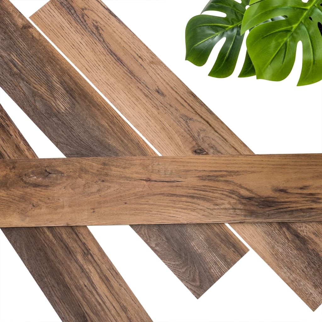 WallArt WallArt Planken 30 st GL-WA34 hout-look schuurhout eiken omberbruin