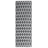 Vidaxl buitenkleed arakil 80x250 cm polypropeen zwart