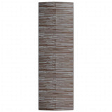 Vidaxl buitenkleed arakil 80x250 cm polypropeen bruin