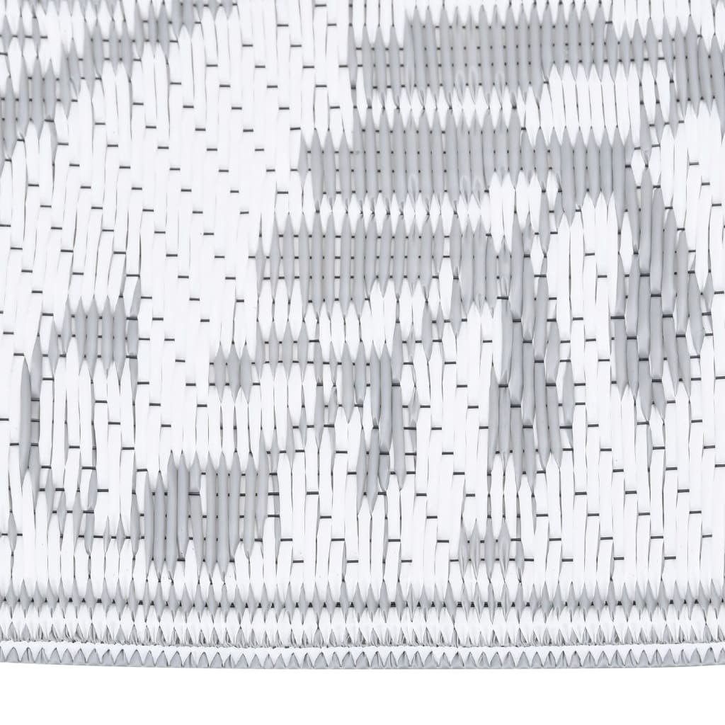 Vidaxl buitenkleed arakil 140x200 cm pp lichtgrijs