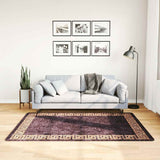 Vidaxl vloerkleed wasbaar anti-slip 120x180 cm zwart en goudkleurig