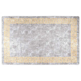 Vidaxl vloerkleed wasbaar anti-slip 80x150 cm grijs