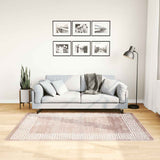 Vidaxl vloerkleed wasbaar anti-slip 120x180 cm beige