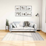 Vidaxl vloerkleed wasbaar anti-slip 120x180 cm zwart en wit