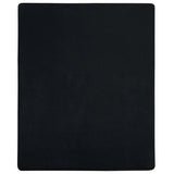 Vidaxl hoeslaken jersey 140x200 cm katoen zwart