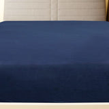 Vidaxl hoeslakens 2 st jersey 160x200 cm katoen marineblauw