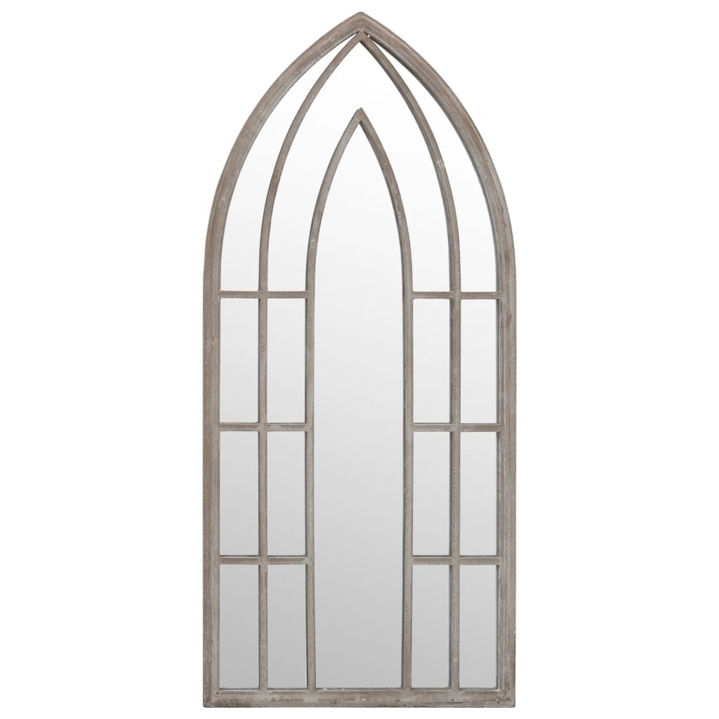 Vidaxl spiegel 100x45 cm ijzer zandkleurig