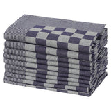 Vidaxl keukendoeken 20 st 50x70 cm katoen blauw en wit