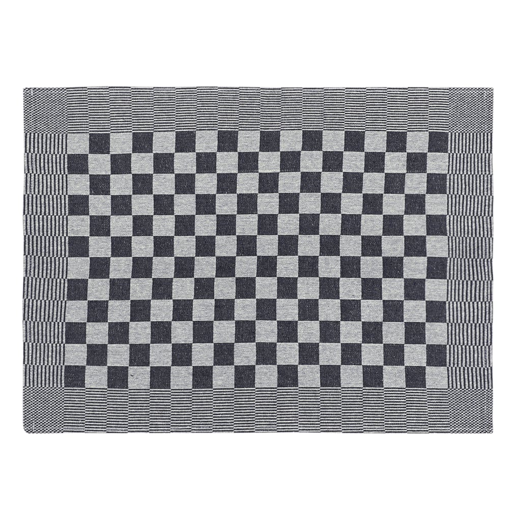 Vidaxl keukendoeken 10 st 50x70 cm katoen zwart en wit