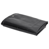 Vidaxl dekzeil 650 g m² 2x3 m zwart