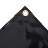 Vidaxl dekzeil 650 g m² 2x3 m zwart
