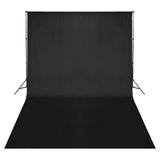 VidaXL Fotostudioset met verlichtingsset, achtergrond en reflector