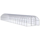 VidaXL Kippenren 3x16x2 m gegalvaniseerd staal