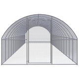 VidaXL Kippenren 3x16x2 m gegalvaniseerd staal
