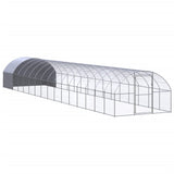 VidaXL Kippenren 3x16x2 m gegalvaniseerd staal