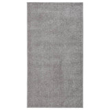 Vidaxl vloerkleed kortpolig 80x150 cm grijs