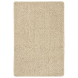 Vidaxl vloerkleed shaggy antislip 140x200 cm crèmekleurig