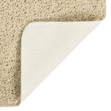 Vidaxl vloerkleed shaggy antislip 140x200 cm crèmekleurig