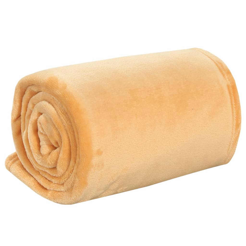 Vidaxl deken 130x170 cm polyester woestijnmist
