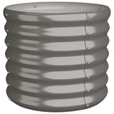 Vidaxl plantenbak 40x40x36 cm gegalvaniseerd staal grijs