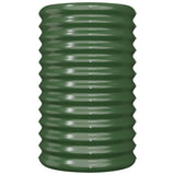 Vidaxl plantenbak 40x40x68 cm gegalvaniseerd staal groen