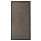 Vidaxl buitenkleed platgeweven 100x200 cm donkerbruin