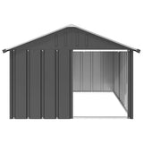Vidaxl hondenhok 116,5x153x81,5 cm gegalvaniseerd staal antracietkleur