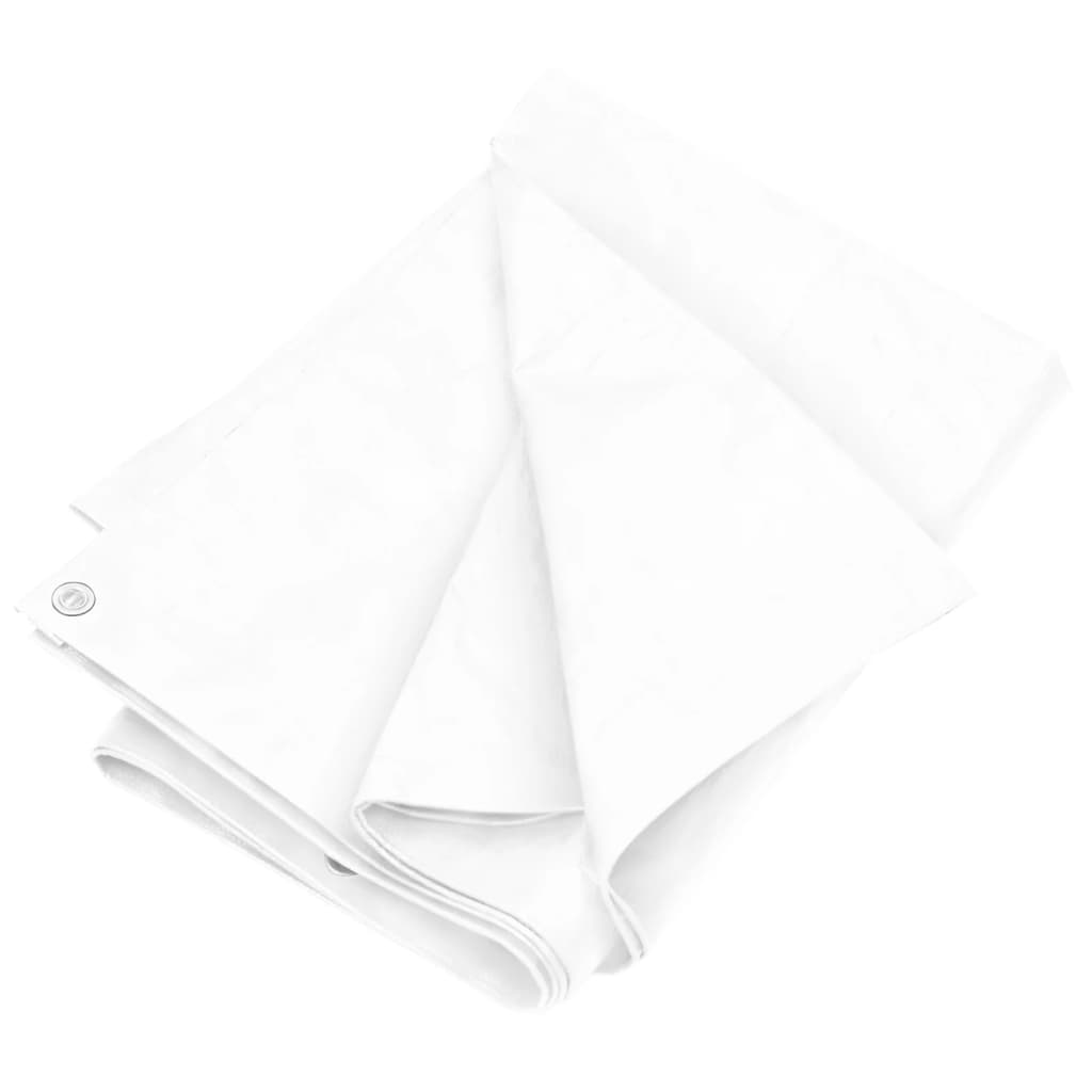 Vidaxl dekzeil 180 g m² 4x4 m hdpe wit