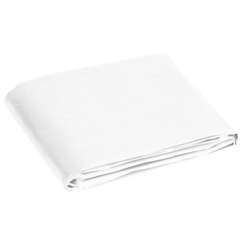 Vidaxl dekzeil 180 g m² 4x6 m hdpe wit