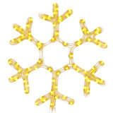 Vidaxl kerstfiguur sneeuwvlok met 72 warmwitte led's 38x37 cm