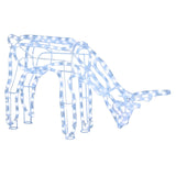 Vidaxl kerstverlichting rendieren koudwit 73x31x45 cm
