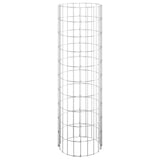 Vidaxl gabion paal rond ø30x100 cm gegalvaniseerd staal