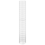 Vidaxl gabion paal rond ø30x200 cm gegalvaniseerd staal