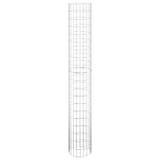 Vidaxl gabion paal rond ø30x200 cm gegalvaniseerd staal