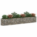 VidaXL Gabion plantenbak verhoogd 330x50x50 cm gegalvaniseerd ijzer