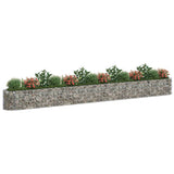 VidaXL Gabion plantenbak verhoogd 540x50x50 cm gegalvaniseerd ijzer
