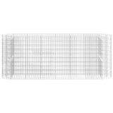 VidaXL Gabion plantenbak verhoogd 260x50x100 cm gegalvaniseerd ijzer