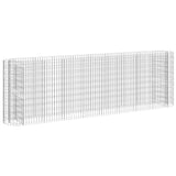 VidaXL Gabion plantenbak verhoogd 330x50x100 cm gegalvaniseerd ijzer